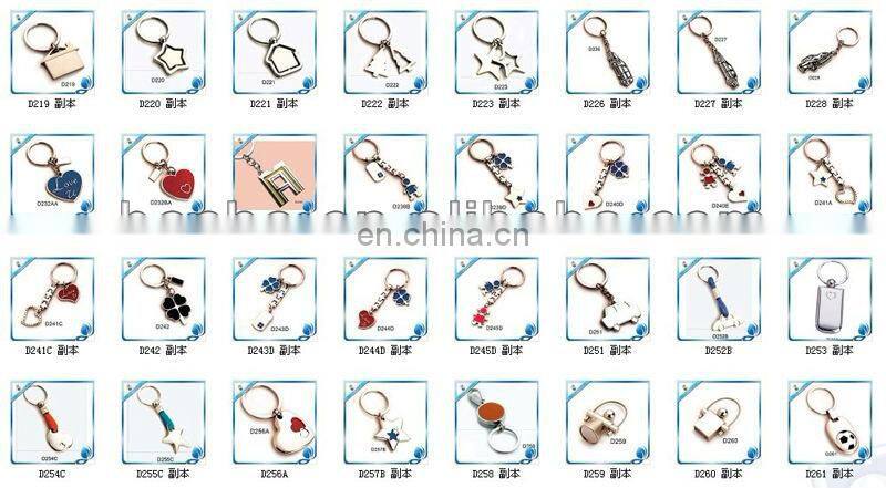 house shape leather keychain