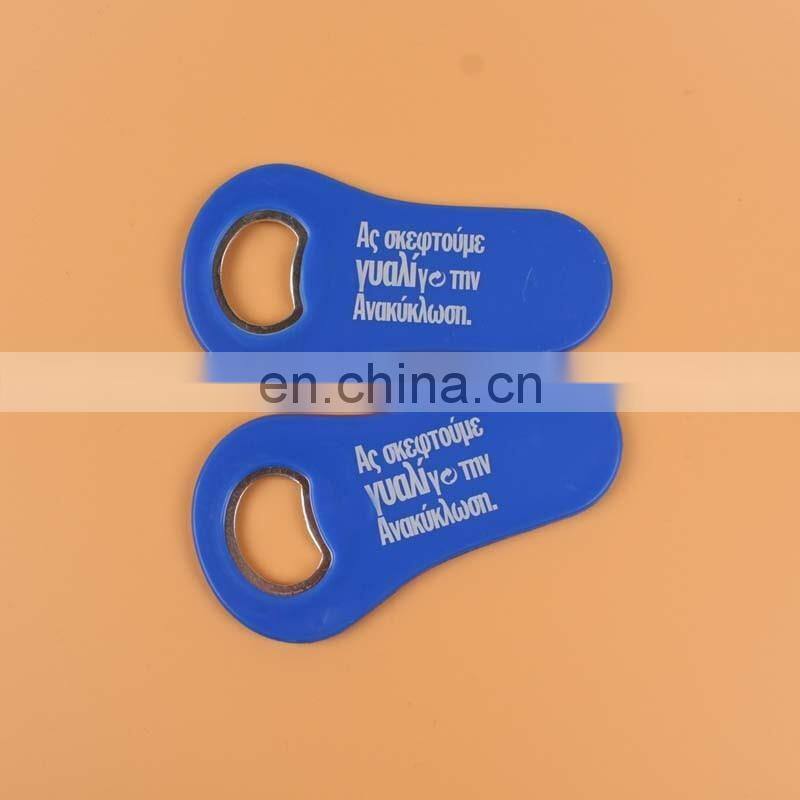 promotion beer gift cute cheap plastic custom fridge magnet bottle opener