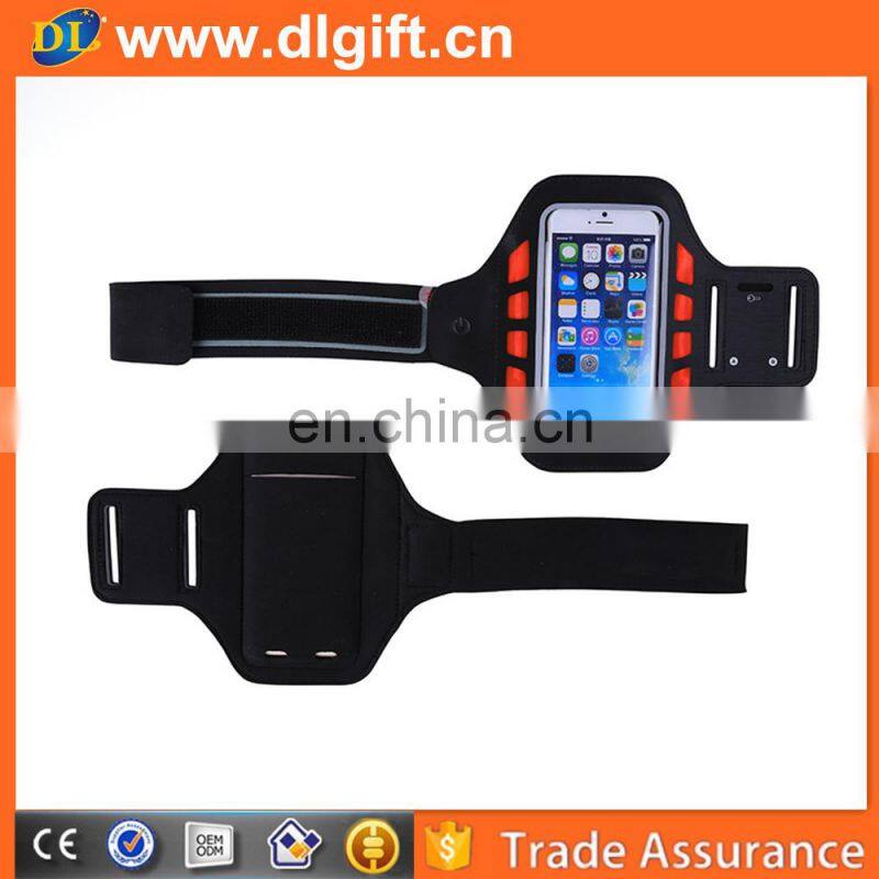 For apple phone sports armband, mobile phone Sport Armband Case with Key Holder and Headphone Jack