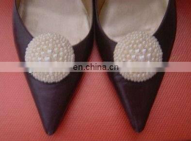 Wholesale Gold handmade beads button for lady shoes