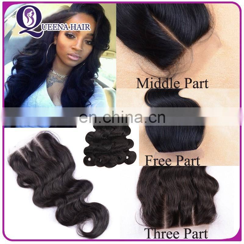 Top selling product cheap human hair Brazilian virgin hair bundles with lace closure