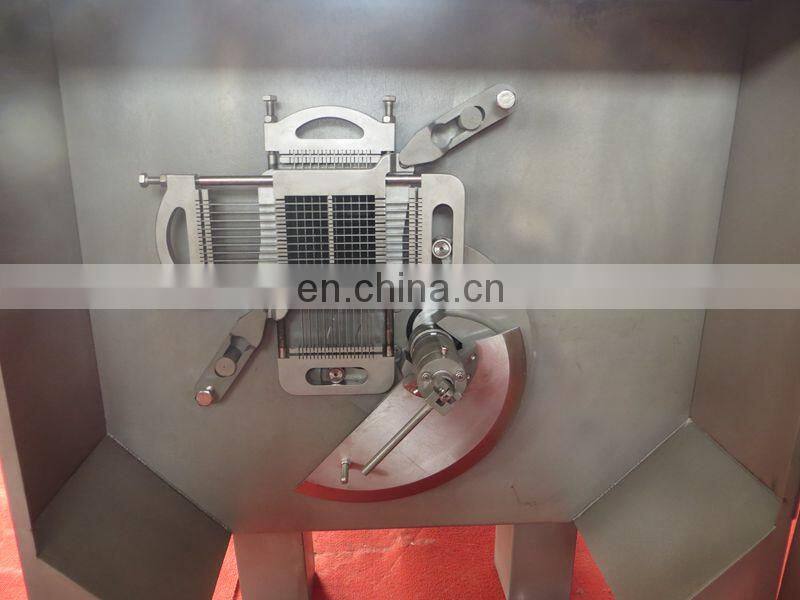 automatic frozen beef cube dicer/chicken breast dicing machine/poultry meat cutting machine