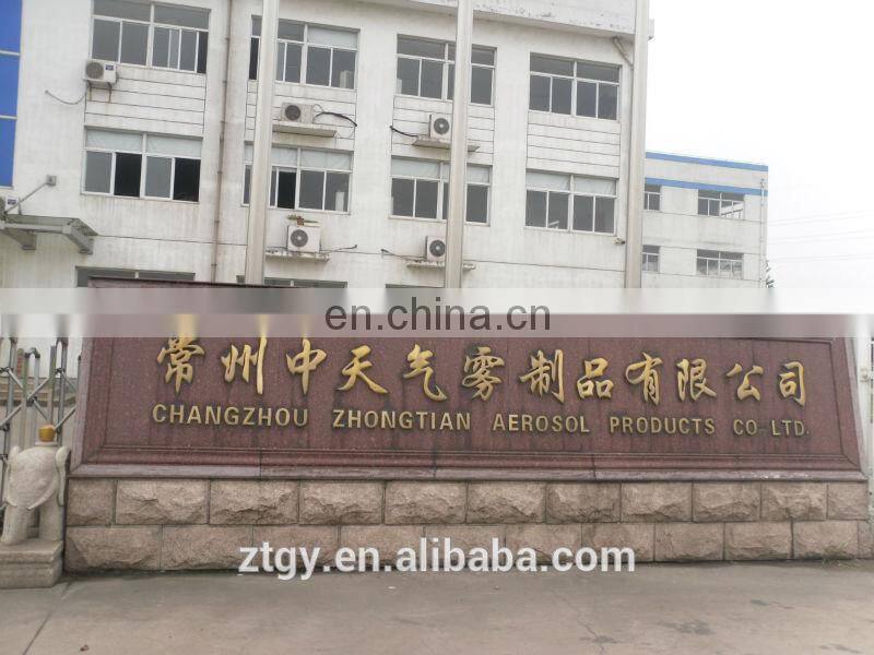 5 color CMYK seam henght 380mm printing empty snow spray and CRAZY RIBBON cans