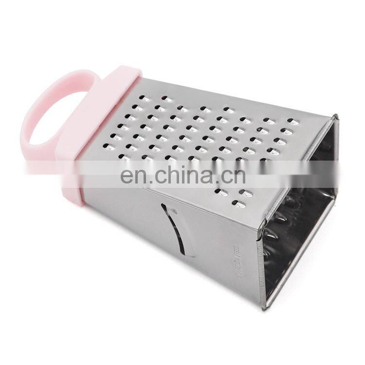 Professional 4 Sides Design Stainless Steel Handheld Mini Cheese Grater