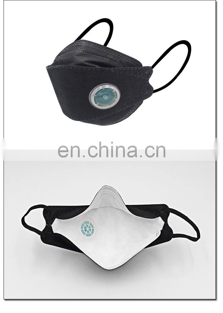 Black Activated Carbon N99 En149 Dust Ffp1 Mask Guangzhou