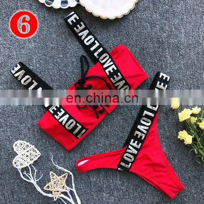 Sexy White Triangle Bikini 2020 Swimwear Women Push-Up Bikini Set Bandage Bra Swimsuit BeachWear Brazilian Biquini XXL