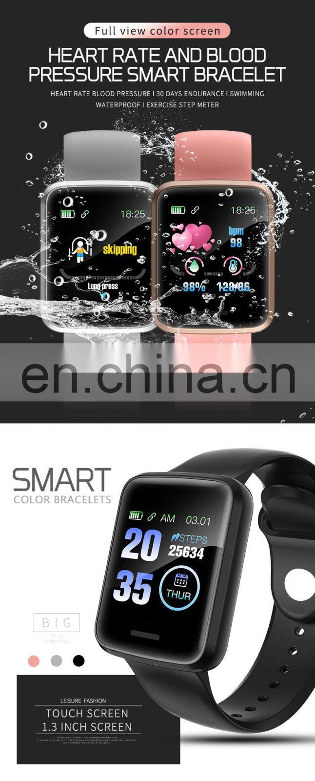 Smart Wrist Watch Without Sim Card Full Touch Screen Heart Rate Monitor Body Temperature Ecg Body Temperature Smart Watch