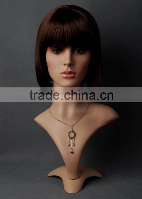 Plastic head Female Head Mannequin Realistic head Cheap Model H1052
