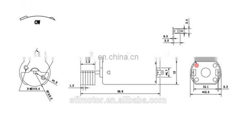 Low noise 130PAZ 10000rpm 3.7v micro brush toys motor with eccentric head
