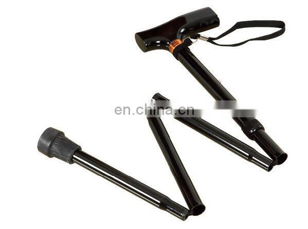 Customized LED Light adjustable folding orthopedic crutch for Elderly