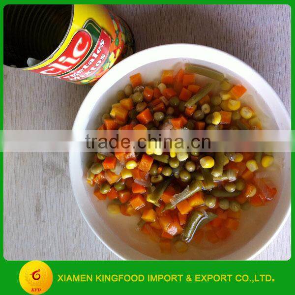 Wholesale canned Mixed vegetables brand Vegetable in tin 425g