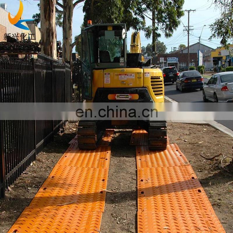 ground protection mat 28mm thick HDPE ground protection RV Track mats export to Russian