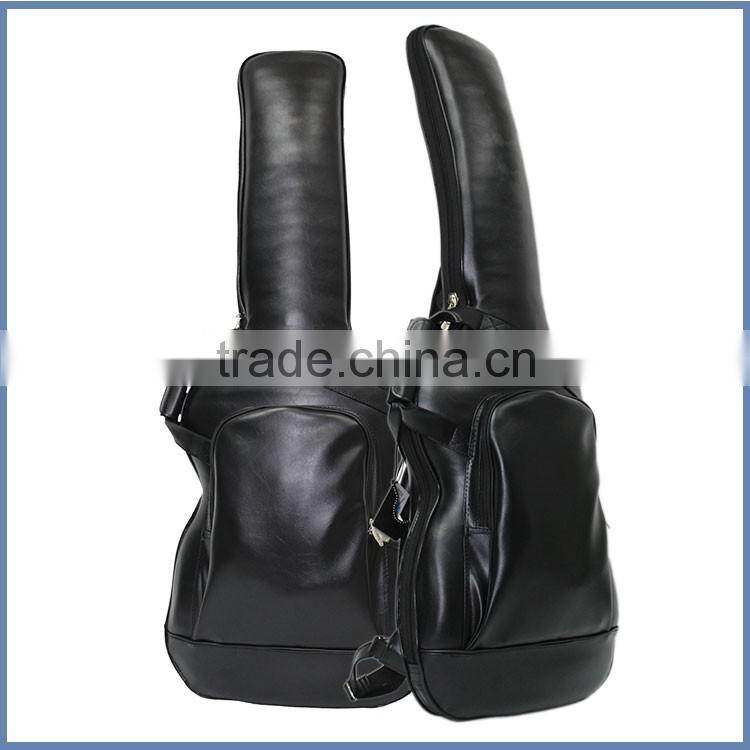 Music instrument guitar padded backpack bag