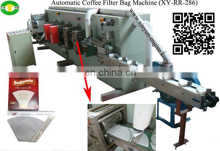 Easy Operation Embossing Cutting Automatic Coffee Filter Bag Paper Making Machine