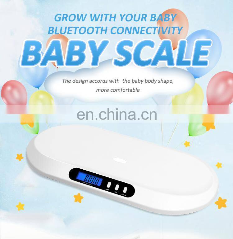 Smart Digital Weighing Scales 20Kg Digital Blue Tooth Baby Infant Weighing Scale