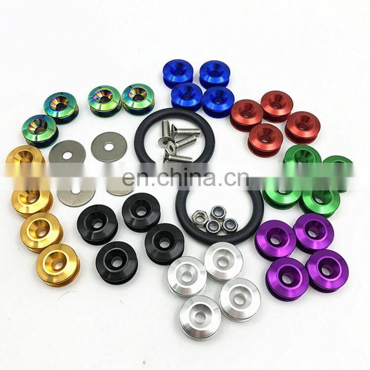 Rear or Front Bumpers Quick Release Fasteners With Different Color