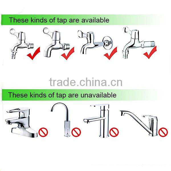 (84715) 8 function sprayer, TPR covered handle 8 patterns ABS rotary hose end spray