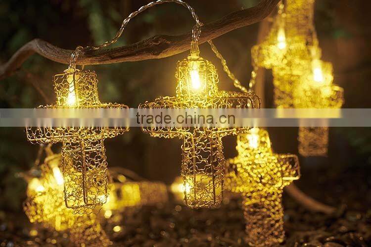 LED Fairy Lights Golden Mesh Teardrop Christmas String Lights Ideal for Wedding, Christmas, Patio, Lawn, Path Party String light