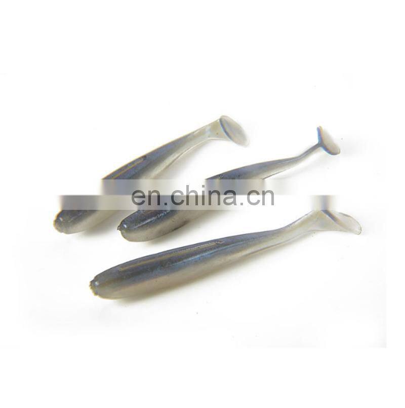Amazon Hot 65mm/1.8g Wobblers Mandarin Fish Killer Two-Color Paddle Tail With Salt And Fishy Lure Soft Artificial Bait