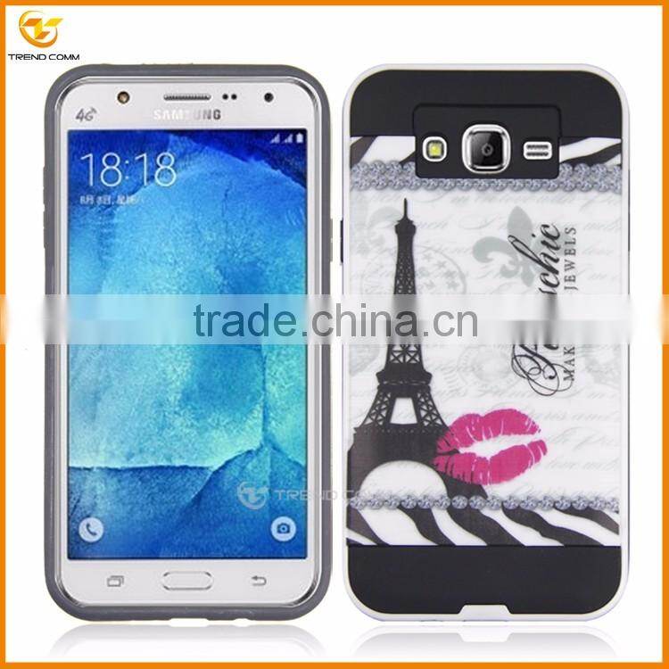 android mobile phone color printing hard back cover case for Samsung j7