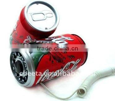 Promotional tin can telephone