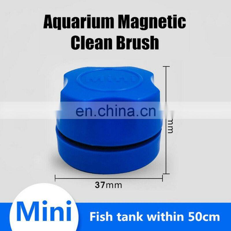 Pet Fish Aquarium Accessories Cleaning Tools Magnetic Aquarium Fish Tank Brush Clean Glass Window Algae Scraper Cleaner Scrubber