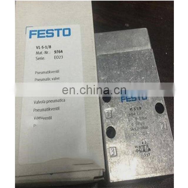 Hot selling Festo valve solenoid pneumatic valve festo VL/0-3-1/4 9984 with good price