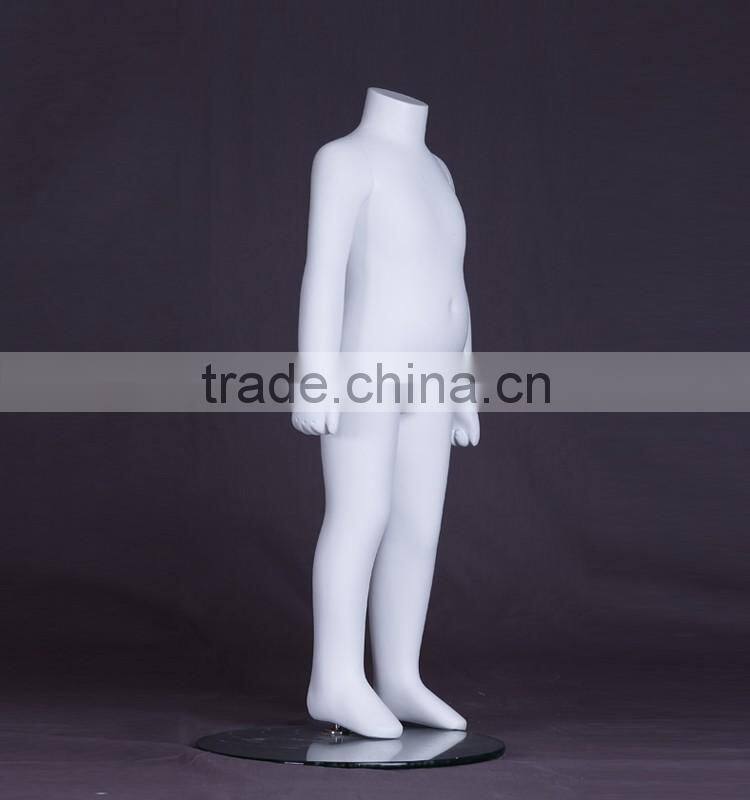 headles fiberglass kid display mannequin