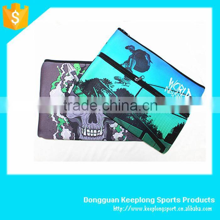 2015 promotional pencil case free samples, high quality neoprene pencil case
