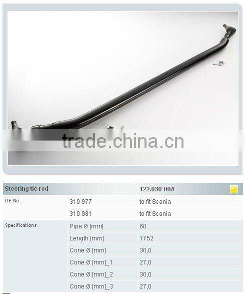 Scania truck parts steering rod 310977