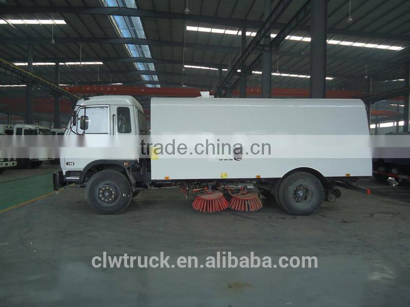 2014 factory low price vacuum road sweeper truck