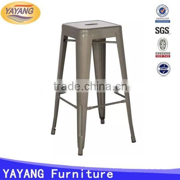 Hot sale Foshan factory popular metal frame bar stool in hotel furniture