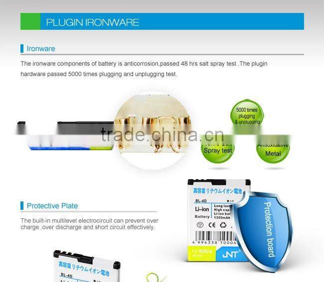 Cell Phone Battery work for Nokia BL-4D,China factory,Delivery time within 7 days