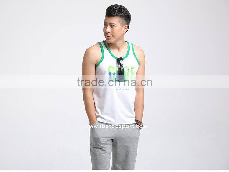 OEM service Customize wholesales cheap price sport vest singlet