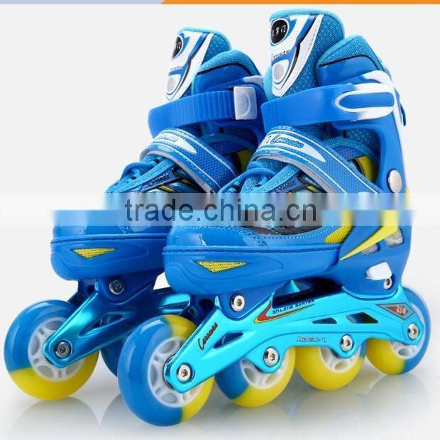 CE approved youth inline skates with flash pu wheel