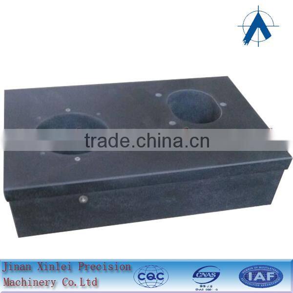 Polished and high precision DIN 000 machinery components High precision granite column