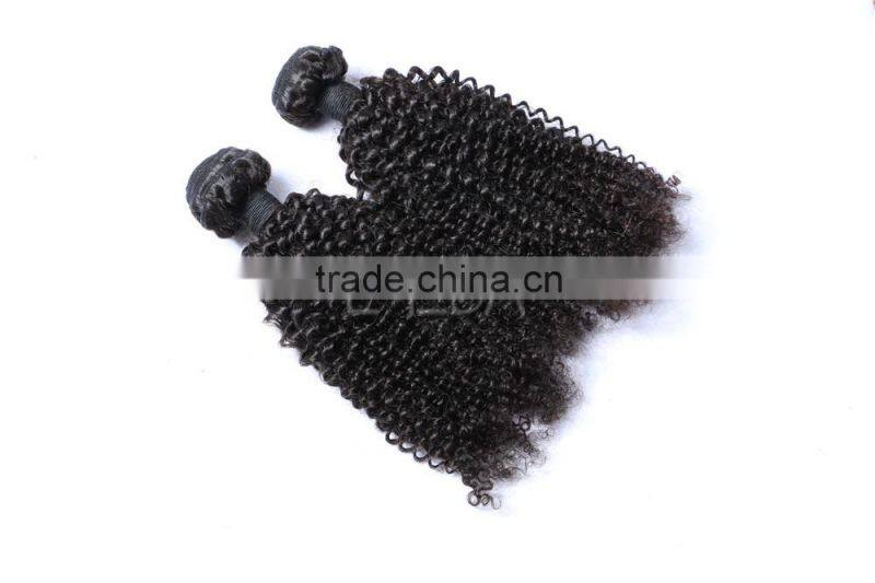 Kinky twists Peruvian virgin hair, Afro kinky curly human hair weave