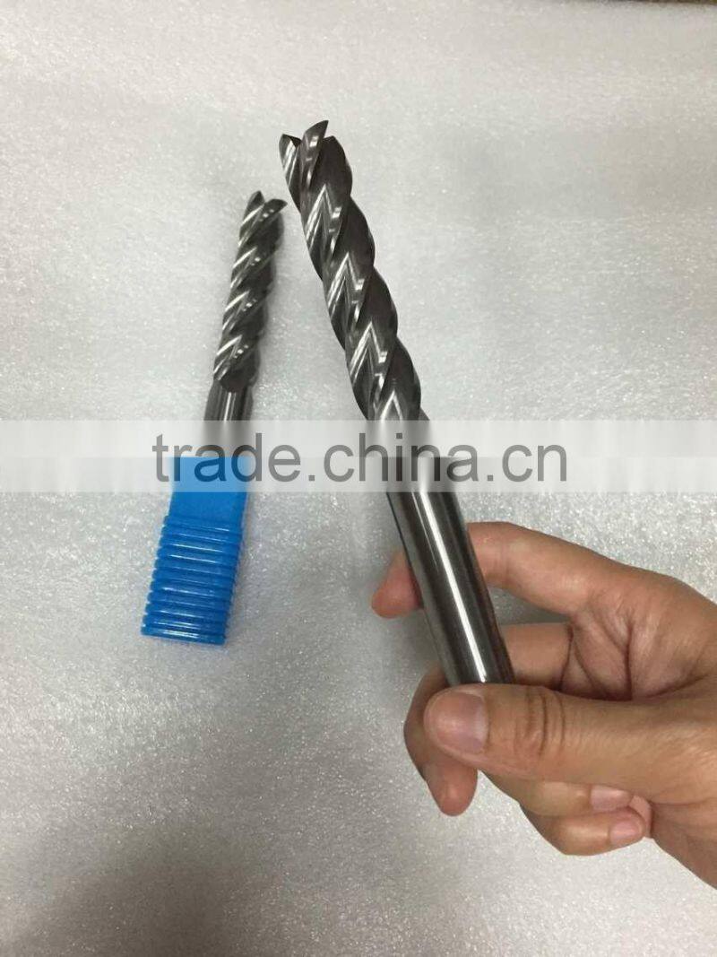 tungsten carbide end mill, solid carbide end mill, boring end mill