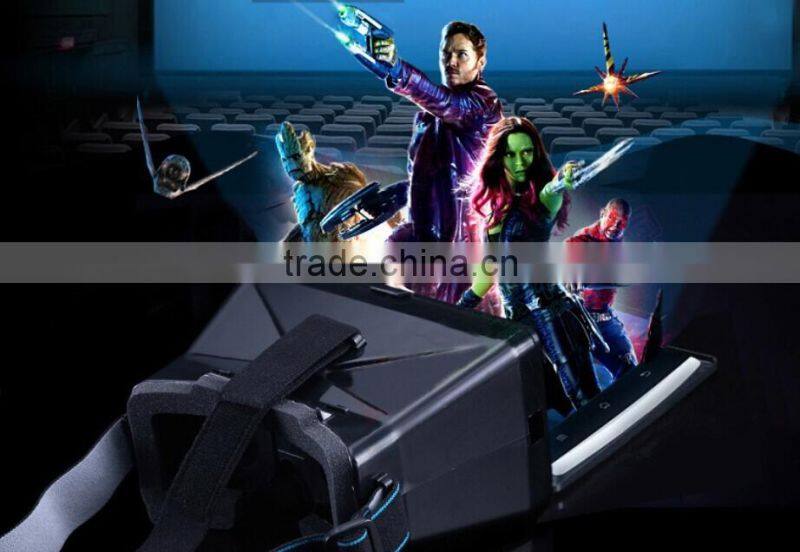 Virtual reality Universal 3d video glasses for mobile phone