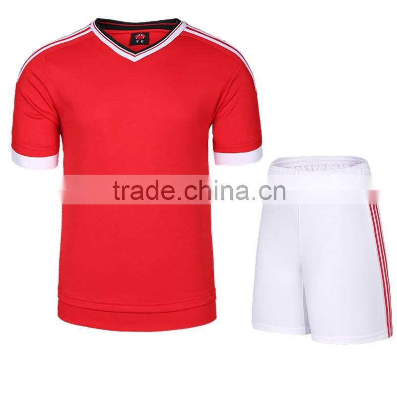 2016 new arrivel hotsale factory price sportswear real customized soccer football jersey