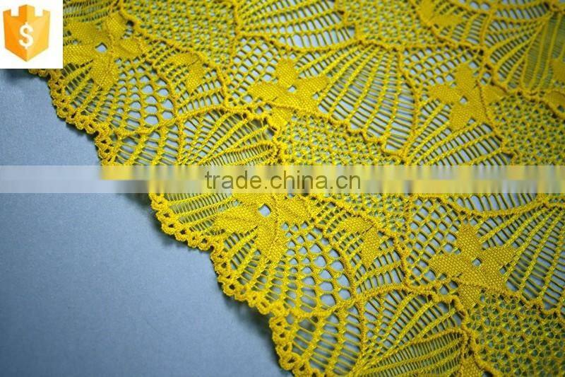fancy designs nylon lace fabric for women plain,french style warp knitting lace fabric