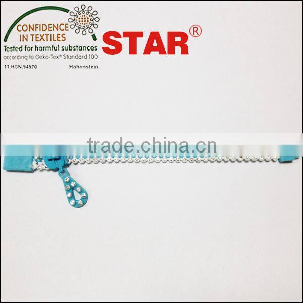2 color zipper bracelet