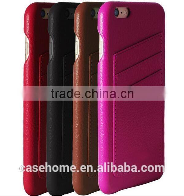 For Iphone 6s Back Cover with Genuine Leather Material