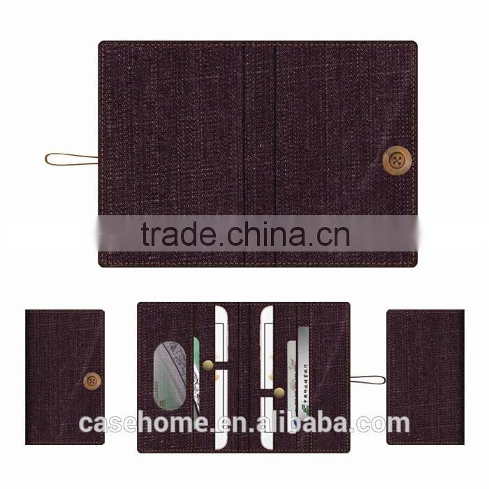 Shenzhen KVQ fashion universal wallet case for smartphone with card slots