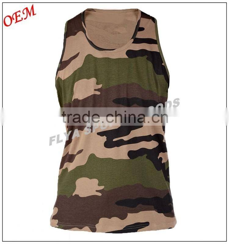 Super ribbed Military Muscle bodybuilding tank top, Gym stringer vest mens camo singlet