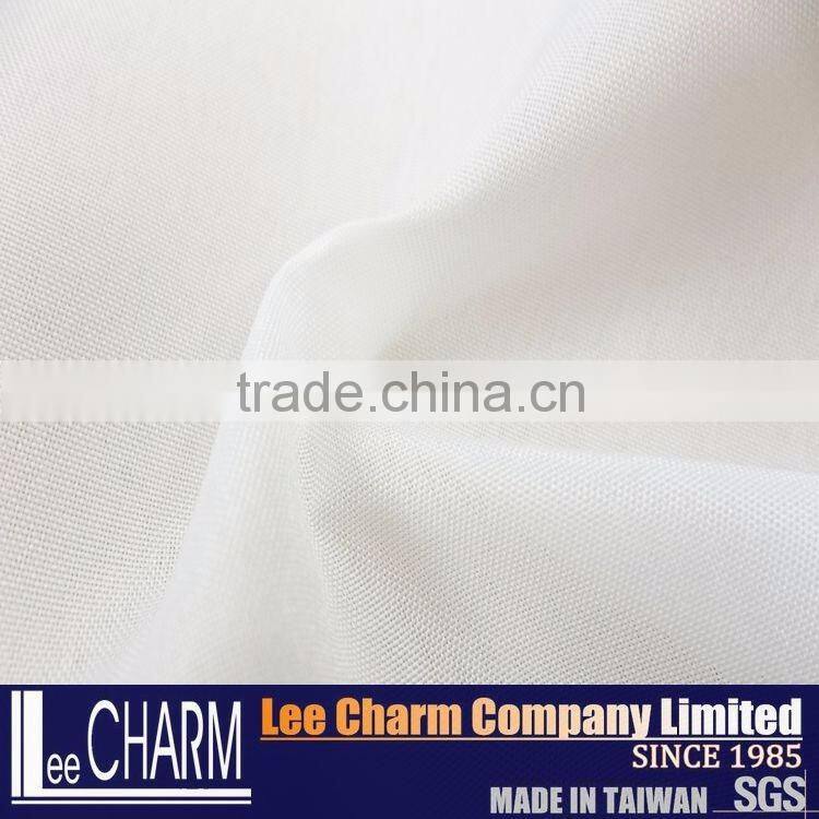 100% Polyester Raw White Printed Pongee Fabric for Artificial Flowers And Leaves