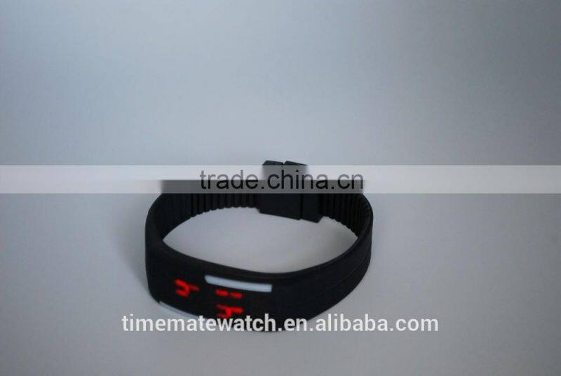Fashion wrist watch water resistant cheap LED watch