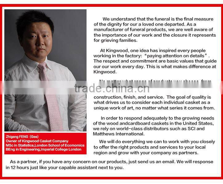 U-JS02 cremation urn manufacturer customer low wooden box