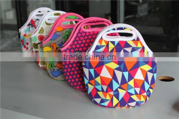 Neoprene thermal insulated lunch bags for kids