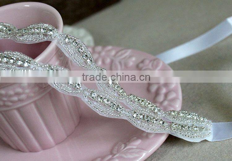 Wedding Romantic Crystal Rhinestone Headband Bride High Quality Hair Jewelry Bridal Vintage Hair Accessories